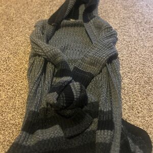 Absolutely Women’s  Charcoal and Black Crewneck Sweater